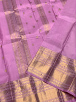 Load image into Gallery viewer, Classic Lilac 2gm Zari Bridal Elegance Kanchipuram Handloom Silk Saree SS28257
