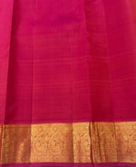 Load image into Gallery viewer, Classic Orange &amp; Rose Pink 2gm Zari Elegance Kanchipuram Handloom Silk Saree SS27217
