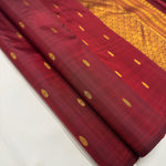 Load image into Gallery viewer, Classic Maroon Kanchipuram Handloom Silk Saree SS26864
