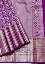 Load image into Gallery viewer, Classic Vadamalli &amp; Silver Kanchipuram Handloom Silk Saree SS25938
