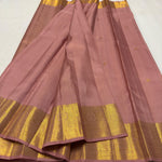 Load image into Gallery viewer, Classic Nude Pink Elegance Kanchipuram Handloom Silk Saree SS27373
