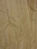 Load image into Gallery viewer, Classic Beige 2gm Zari Brocade Bridal Elegance Kanchipuram Handloom Silk Saree SS27650
