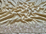 Load image into Gallery viewer, Classic Oatmeal Beige Handwork Elegance Banarasi Tissue Silk Saree SS25397
