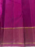 Load image into Gallery viewer, Classic Navy Blue &amp; Deep Onion Pink 2gm Zari Elegance Kanchipuram Handloom Silk Saree SS27143
