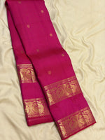 Load image into Gallery viewer, Classic Deep Pink 2gm Zari Elegance Kanchipuram Handloom Silk Saree SS28283
