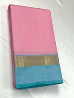 Load image into Gallery viewer, Classic Brick Rose &amp; Grey 2gm Zari Elegance Kanchipuram Handloom Silk Saree SS27355
