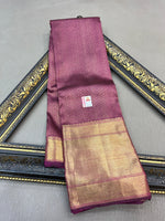 Load image into Gallery viewer, Classic Wine Red Bridal Elegance Kanchipuram Handloom Silk Saree SS23594
