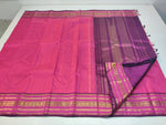 Load image into Gallery viewer, Classic Creamy Pink Elegance Kanchipuram Silk Saree SS23831
