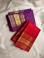 Load image into Gallery viewer, Classic Bright Vadamalli Purple Elegance Kanchipuram Handloom Silk Saree SS25403
