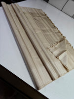 Load image into Gallery viewer, Classic Pearl Cream 2gm Zari Bridal Elegance Kanchipuram Handloom Silk Saree SS27537
