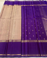 Load image into Gallery viewer, Classic Pastel Cocoa &amp; Vadamalli 2gm Zari Elegance Kanchipuram Handloom Silk Saree SS28432
