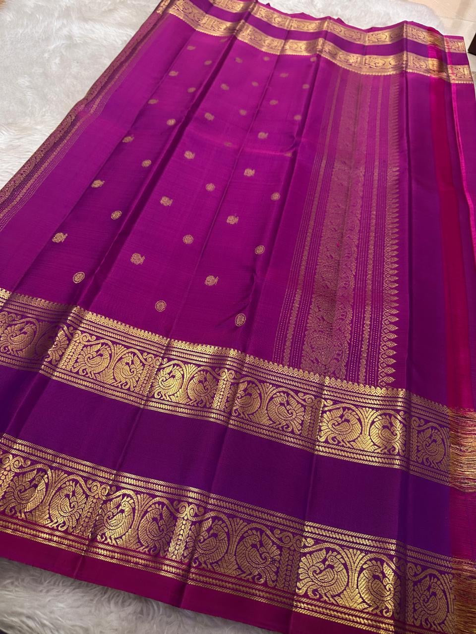 Classic Vadamalli Elegance Kanchipuram Handloom Silk Saree SS24541