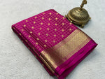 Load image into Gallery viewer, Classic Fuchsia Elegance Mysore Silk Saree SS24638
