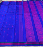 Load image into Gallery viewer, Classic Royal Blue 2gm Zari Kanchipuram Handloom Silk Saree SS25575
