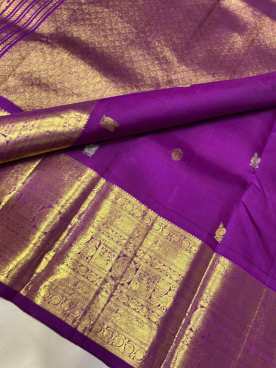 Classic Vadamalli Bridal Elegance Kanchipuram Handloom Silk Saree SS23781