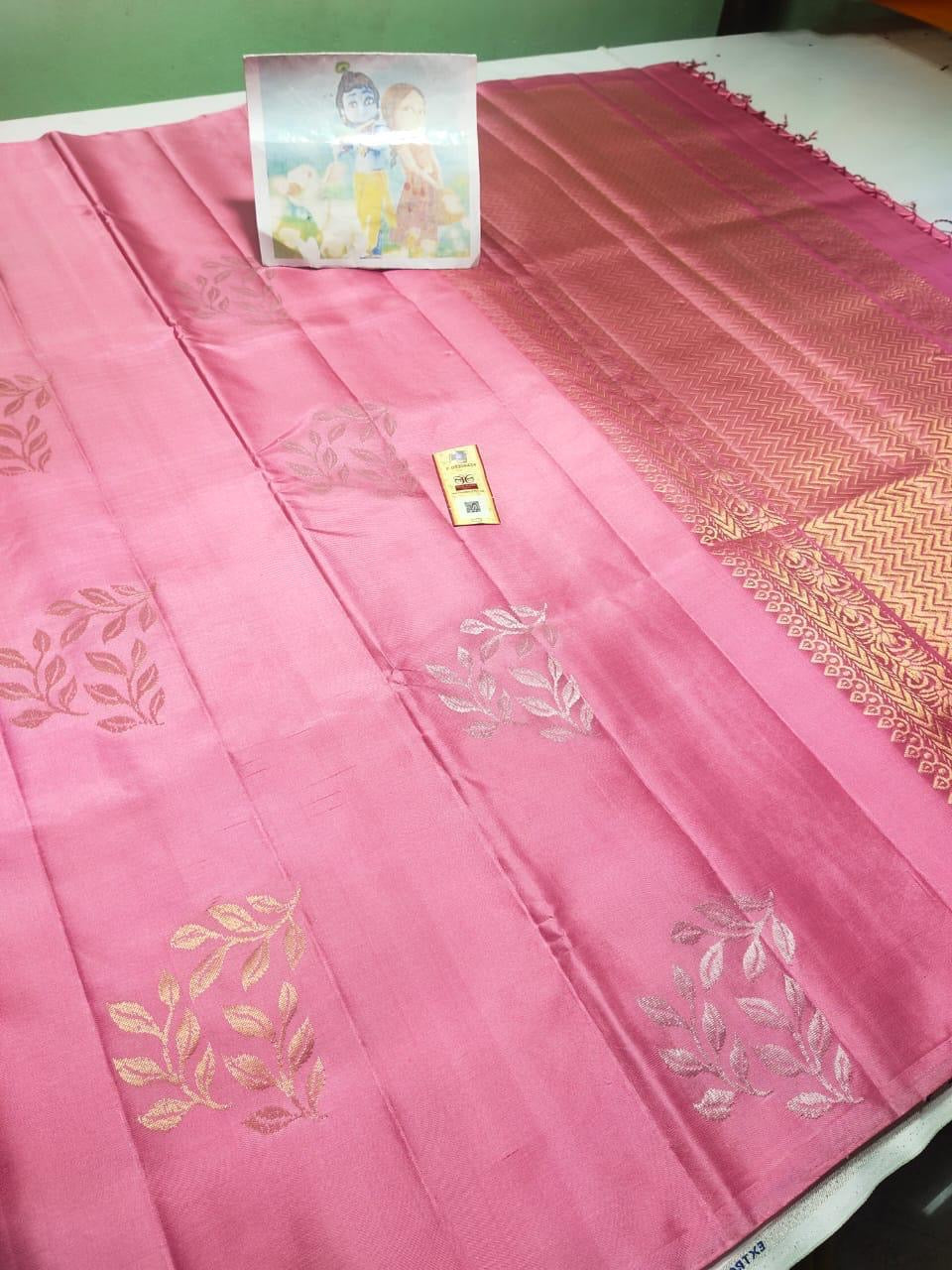 Pastel Elegance Handloom Soft Silk Saree SS22449