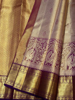 Load image into Gallery viewer, Classic Vadamalli Gold 2gm Zari Brocade Tissue Bridal Elegance Kanchipuram Handloom Silk Saree SS26661
