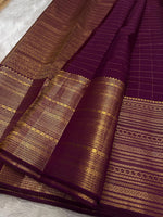 Load image into Gallery viewer, Classic Berry Pink Elegance Kanchipuram Handloom Silk Saree SS24522
