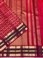 Load image into Gallery viewer, Classic Crimson Pink Red 2gm Zari Elegance Kanchipuram Handloom Silk Saree SS27350
