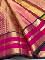 Load image into Gallery viewer, Classic Rosy Red 2gm Zari Bridal Elegance Kanchipuram Handloom Silk Saree SS27180
