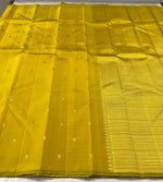Load image into Gallery viewer, Classic Mango Yellow 2gm Zari Elegance Kanchipuram Handloom Silk Saree SS25266
