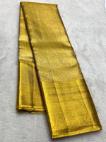 Load image into Gallery viewer, Classic Gold 2gm Zari Bridal Elegance Kanchipuram Handloom Silk Saree SS24820
