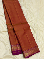Load image into Gallery viewer, Classic Orange &amp; Deep Pink Traditional Butta Kanchipuram Handloom Silk Saree SS26590
