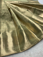 Load image into Gallery viewer, Antique Fern Green 2gm Zari Bridal Elegance Kanchipuram Handloom Silk Saree SS24822
