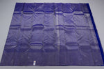 Load image into Gallery viewer, Classic Navy Blue Brocade Silver Zari Elegance Kanchipuram Handloom Silk Saree SS28525
