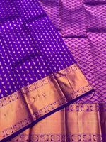 Load image into Gallery viewer, Classic Vadamalli 2gm Copper Zari Kanchipuram Handloom Silk Saree SS26231
