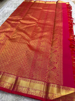 Load image into Gallery viewer, Classic Deep Pink Bridal Elegance Kanchipuram Handloom Silk Saree SS27866

