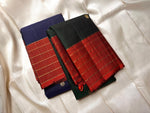 Load image into Gallery viewer, Classic Pine Green &amp; Brick Orange Kanchipuram Handloom Silk Saree SS25905
