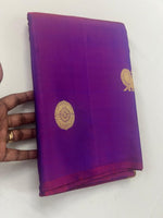 Load image into Gallery viewer, Classic Wine Red Dual Fuchsia Toned 2gm Zari Elegance Kanchipuram Handloom Silk Saree SS27142
