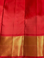 Load image into Gallery viewer, Classic Scarlet Red 2gm Zari Elegance Kanchipuram Handloom Silk Saree SS24464
