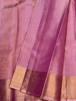 Load image into Gallery viewer, Classic Onion Pink 2gm Zari Elegance Kanchipuram Handloom Silk Saree SS27085
