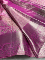 Load image into Gallery viewer, Classic Onion Pink 2gm Zari Kanchipuram Handloom Silk Saree SS26099
