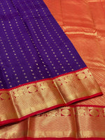 Load image into Gallery viewer, Classic Purple &amp; Red Elegance Kanchipuram Silk Saree SS24212
