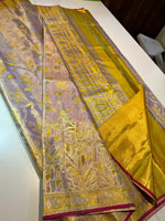 Load image into Gallery viewer, Pastel Lavender 1gm Zari Bridal Elegance Kanchipuram Handloom Silk Saree SS23852
