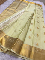Load image into Gallery viewer, Classic Pista Green Kanchipuram Handloom Silk Saree SS26044
