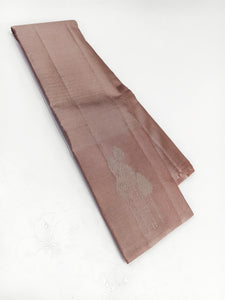 Classic Nude Pink Elegance Kanchipuram Handloom Silk Saree SS24709