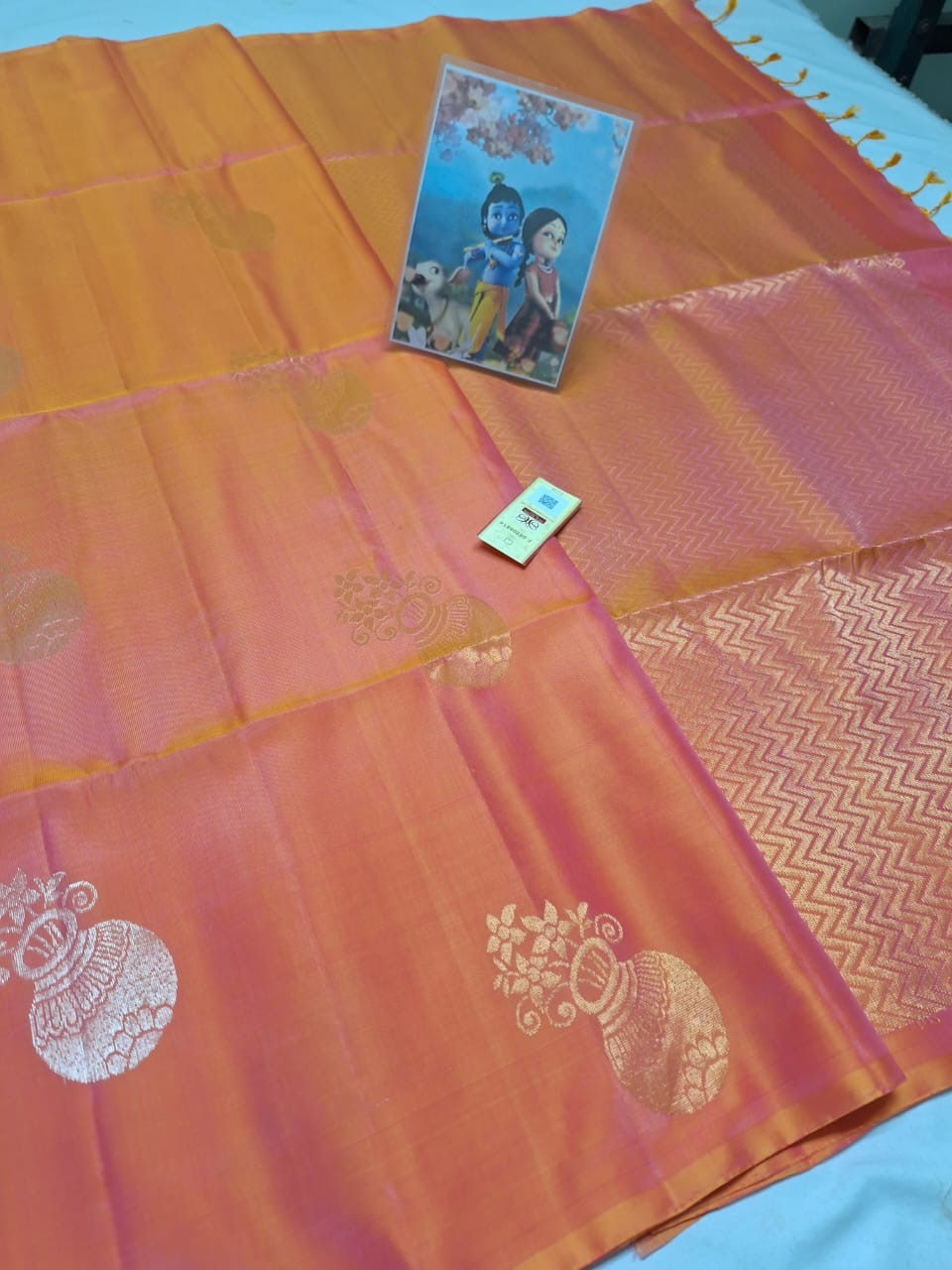 Pastel Elegance Handloom Soft Silk Saree SS22449