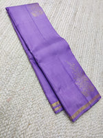 Load image into Gallery viewer, Classic Lavender &amp; Turquoise Green Elegance Kanchipuram Handloom Silk Saree SS24088
