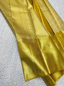 Classic Gold 2gm Zari Bridal Tissue Elegance Kanchipuram Handloom Silk Saree SS25626