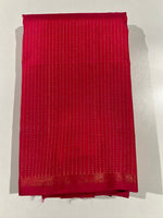 Load image into Gallery viewer, Classic Orange &amp; Ruby Pink Red 3gm Zari Elegance Kanchipuram Handloom Silk Saree SS27132
