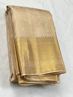 Load image into Gallery viewer, Classic Butter Cream 2gm Zari Bridal Elegance Kanchipuram Handloom Silk Saree SS25292
