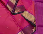 Load image into Gallery viewer, Classic Rose &amp; Fuchsia Pink 2gm Zari Kanchipuram Handloom Silk Saree SS26602
