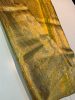 Load image into Gallery viewer, Classic Gold Bridal Elegance Kanchipuram Handloom Silk Saree SS26873
