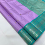 Load image into Gallery viewer, Classic Lilac 2gm Zari Elegance Kanchipuram Handloom Silk Saree SS24140
