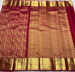 Load image into Gallery viewer, Classic Glow Pink 2gm Zari Bridal Elegance Kanchipuram Handloom Silk Saree SS25432
