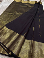 Load image into Gallery viewer, Classic Purple Brown Bridal Elegance Kanchipuram Handloom Silk Saree SS27192
